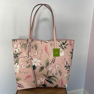 Kate Spade Mya Botanical Tote Bag + Wristlet